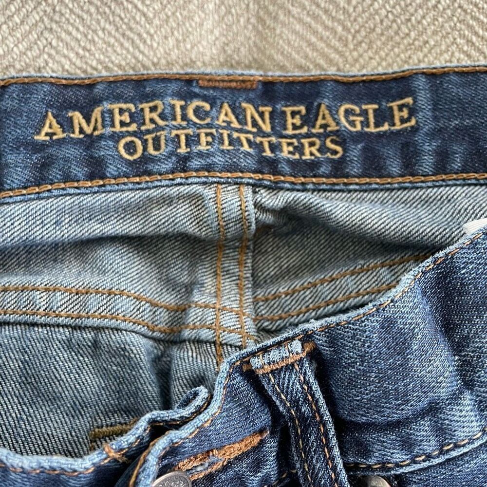 American Eagle Original Straight Leg Blue Jeans 29 x 32 30 - Picture 6 of 7